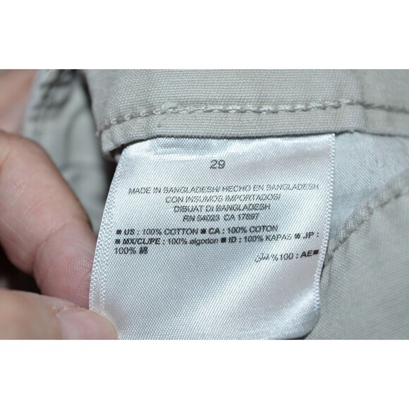 Old Navy Cargo Shorts Men's Sz 29 Beige Cotton Casual Work wear - Picture 4 of 5